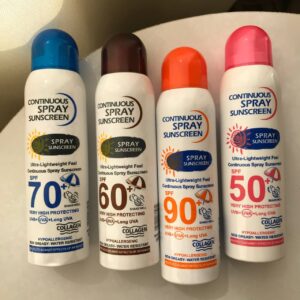 ضد آفتاب اسپره ای سفید کننده وکالی